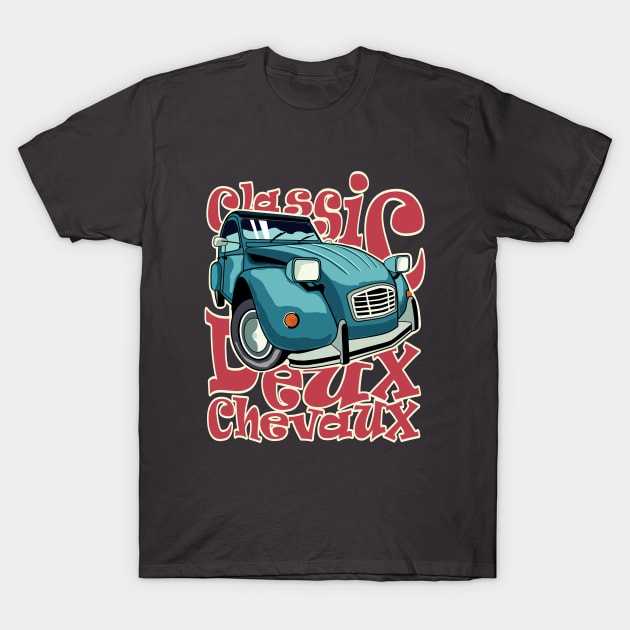 Deux Chevaux classic car T-Shirt by PedroVale